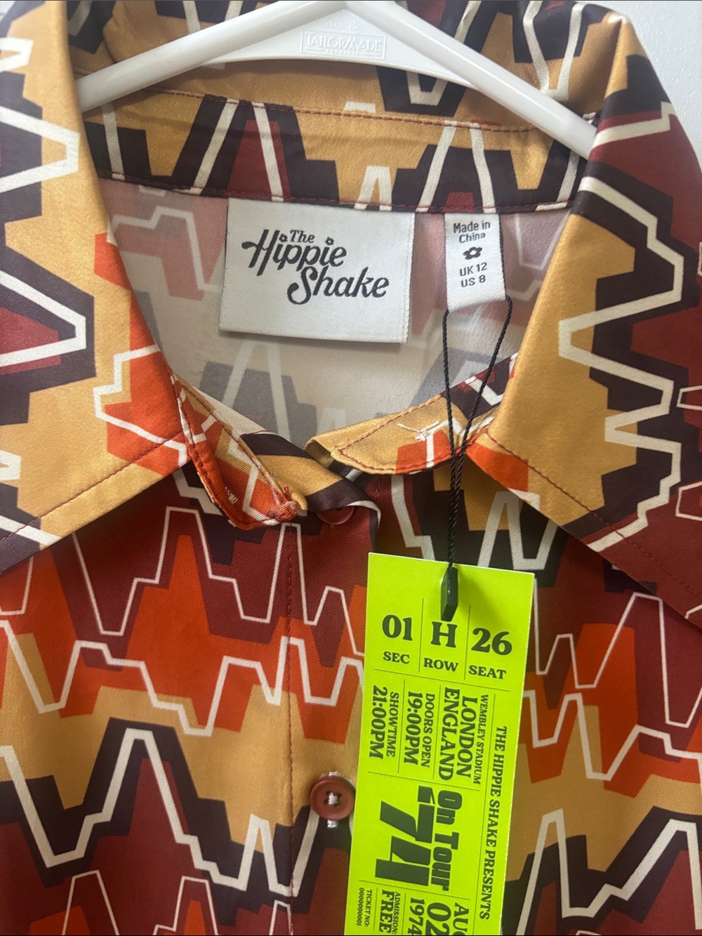 NWT: The Hippie Shake-Vintage Inspired Multicolor Blouse - Picture 2 of 5